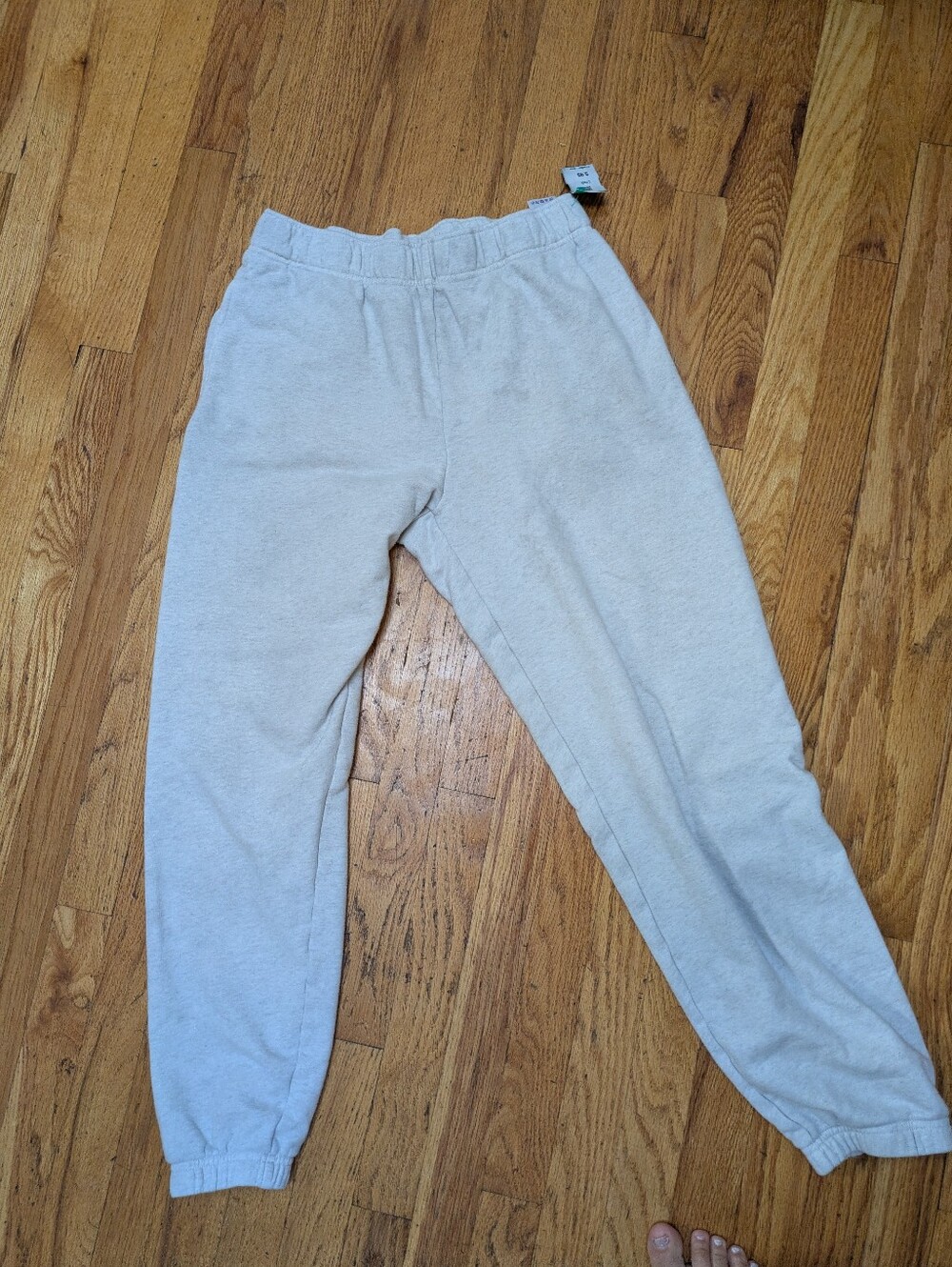 Women's  Light Gray/Oatmeal TNA Aritzia Airy   Sweatpants -  Everyday Bottoms